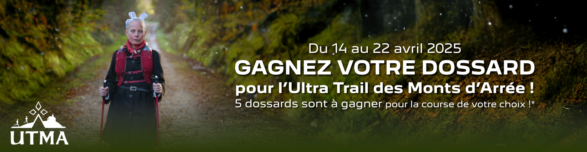 Gagne ton dossard pour l'UTMA